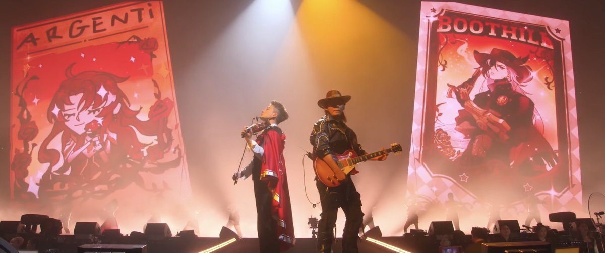 _nevavian's tweet photo. The new concert makes me appreciate roses and revolvers so much…the new visuals, their joined themes that was never done before, the stage choreo, the hype from the audience…truly the performance of all time https://t.co/ctBQyLBnCY
