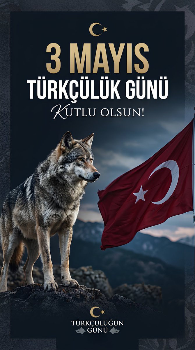 mellysup's tweet photo. 3 Mayıs Türkçülük Günü Kutlu Olsun! 🇹🇷 

#3MAYISTÜRKÇÜLÜKGÜNÜ https://t.co/XTWpH3yOJz