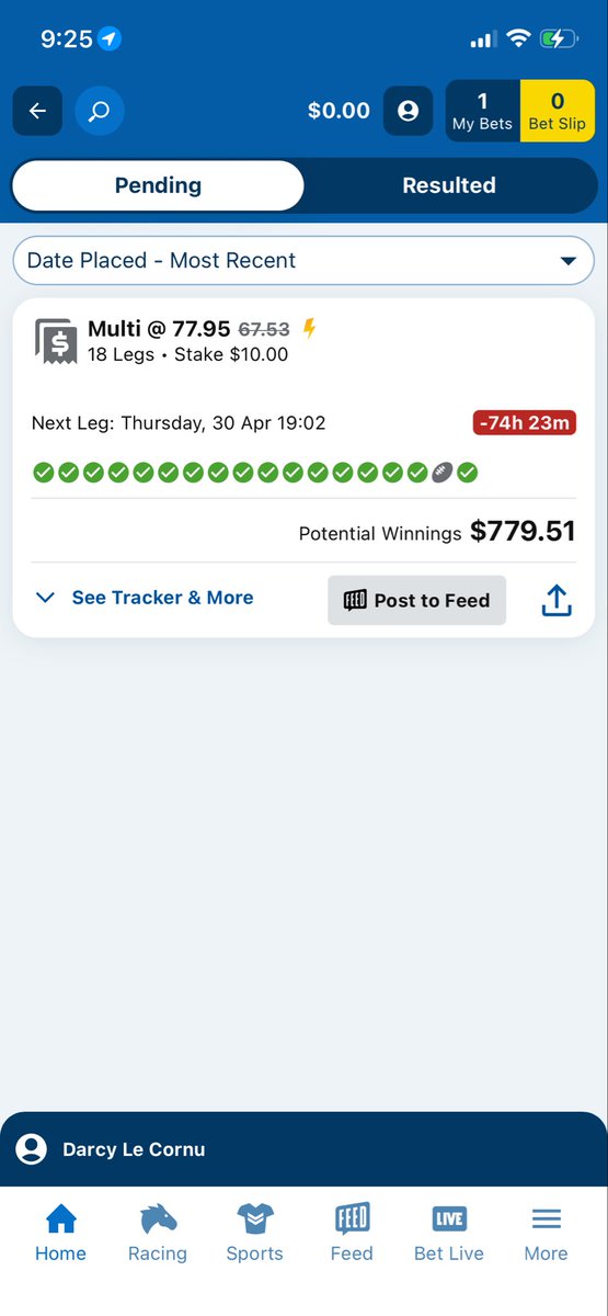 darcylecornu8's tweet photo. 18 leg full round 🚂. Angwin knocked out in the 3rd qtr on what would’ve been 12 disposals. no void of the leg. do we reckon any chance of @sportsbetcomau being good people ? @FootyFGPod https://t.co/jJfAMeC6R6