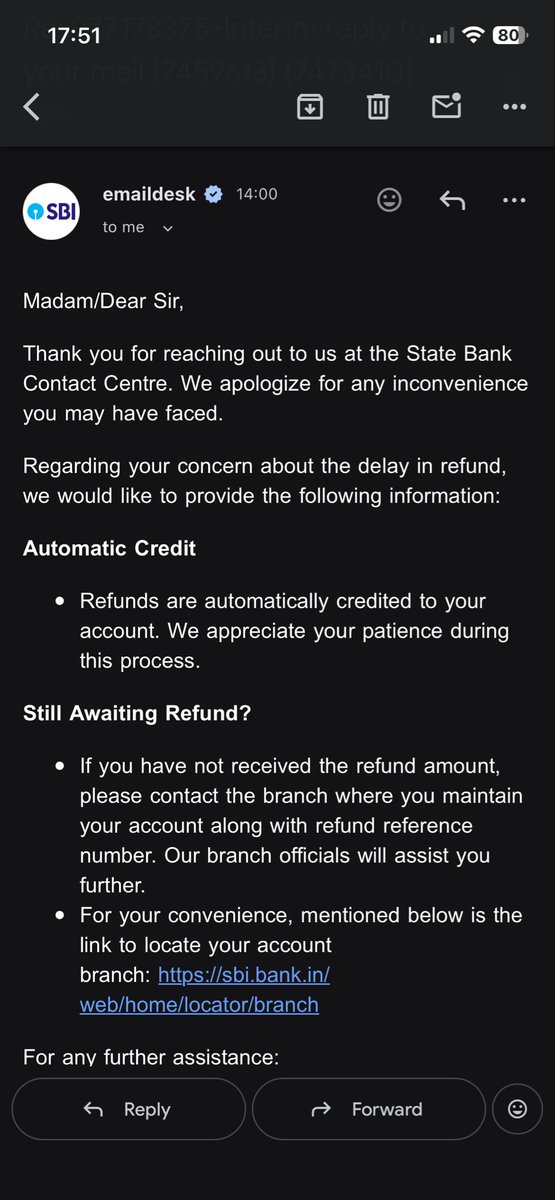K_Rizal's tweet photo. @OfficialSBICare What is the point of email when nobody is bothered to actually resolve. Same old tactic of harassing customer from one counter to another. Provided all the details but in return it’s just bot/canned responses. https://t.co/K29d81xdas