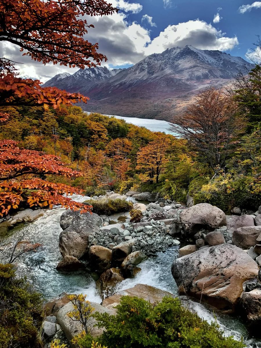 #ReservaProvincialLagoDelDesierto. A unos 37 km de El Chaltén este regalo natural para no perderse. Rincones de Santa Cruz en otoño #marartsmdq👏🏼 #BuenDomingo twitter! Patagonia Argentina💛🧡😉