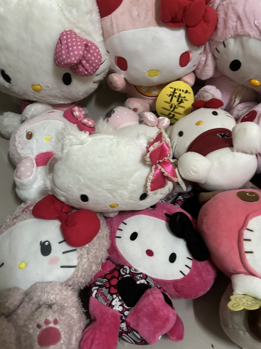 APEASHOP's tweet image. มีใครสนใจน้องคิตตี้บ้างมั้ยคะใครเป็นสายสะสมเดี๋ยวจะมาปล่อยราคาโละย้ายบ้านเริ่มที่หลักสิบ‼️📌ไปหลักร้อยนิดๆค่ะ ใครสนใจปักได้เลยเดี๋ยวมาลงค่ะ (มีเลอะฝุ่นบ้างบางตัว เน้นซื้อมาเก็บไม่ได้เอามาใช้งาน)#kitty #ตลาดนัดsanrio #ตลาดนัดซาริโอ้ #ตลาดนัดซานริโอ้ #ตลาดนัดรวมด้อม #ตลาดนัดอนิเมะ