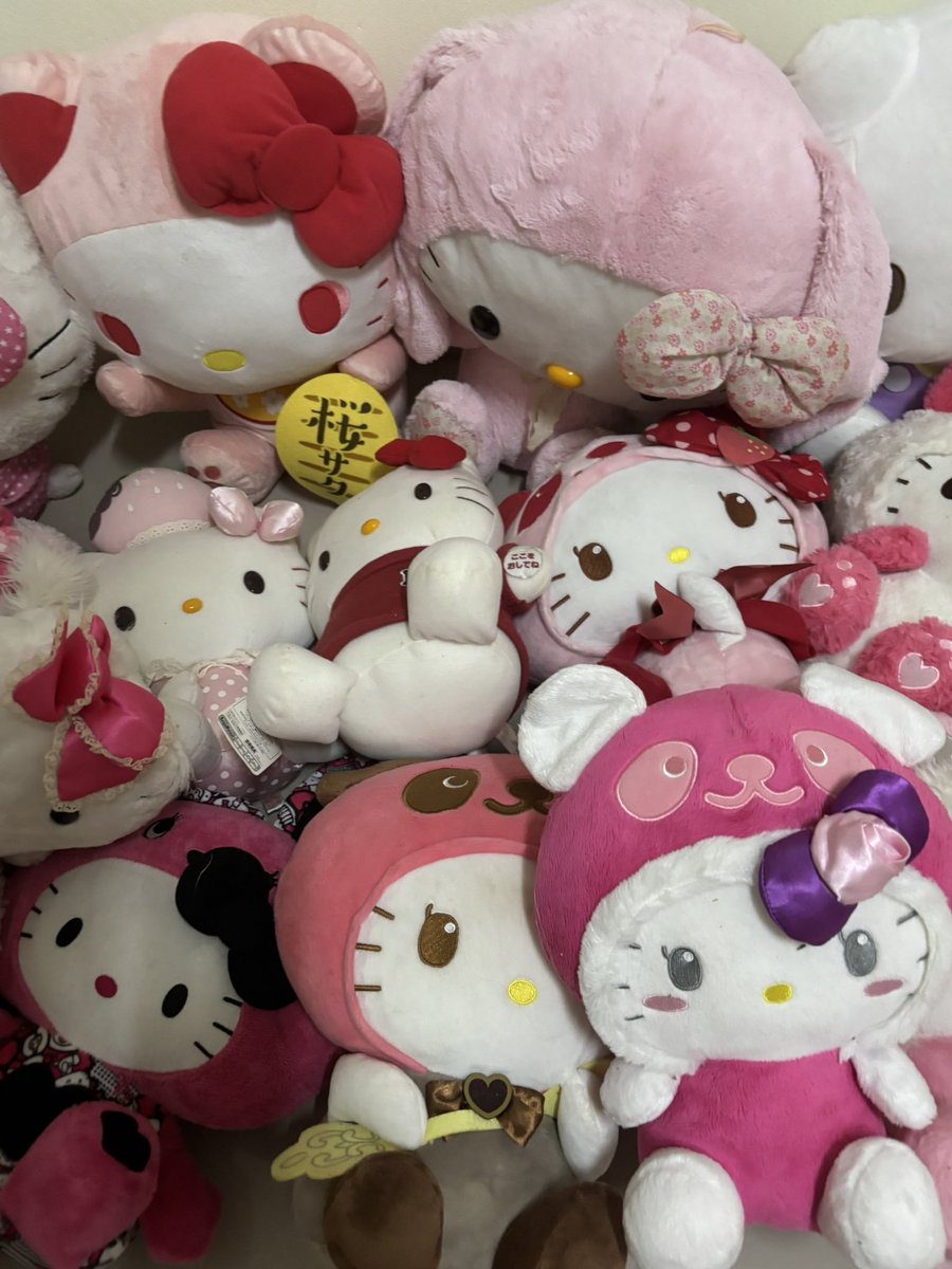 APEASHOP's tweet image. มีใครสนใจน้องคิตตี้บ้างมั้ยคะใครเป็นสายสะสมเดี๋ยวจะมาปล่อยราคาโละย้ายบ้านเริ่มที่หลักสิบ‼️📌ไปหลักร้อยนิดๆค่ะ ใครสนใจปักได้เลยเดี๋ยวมาลงค่ะ (มีเลอะฝุ่นบ้างบางตัว เน้นซื้อมาเก็บไม่ได้เอามาใช้งาน)#kitty #ตลาดนัดsanrio #ตลาดนัดซาริโอ้ #ตลาดนัดซานริโอ้ #ตลาดนัดรวมด้อม #ตลาดนัดอนิเมะ