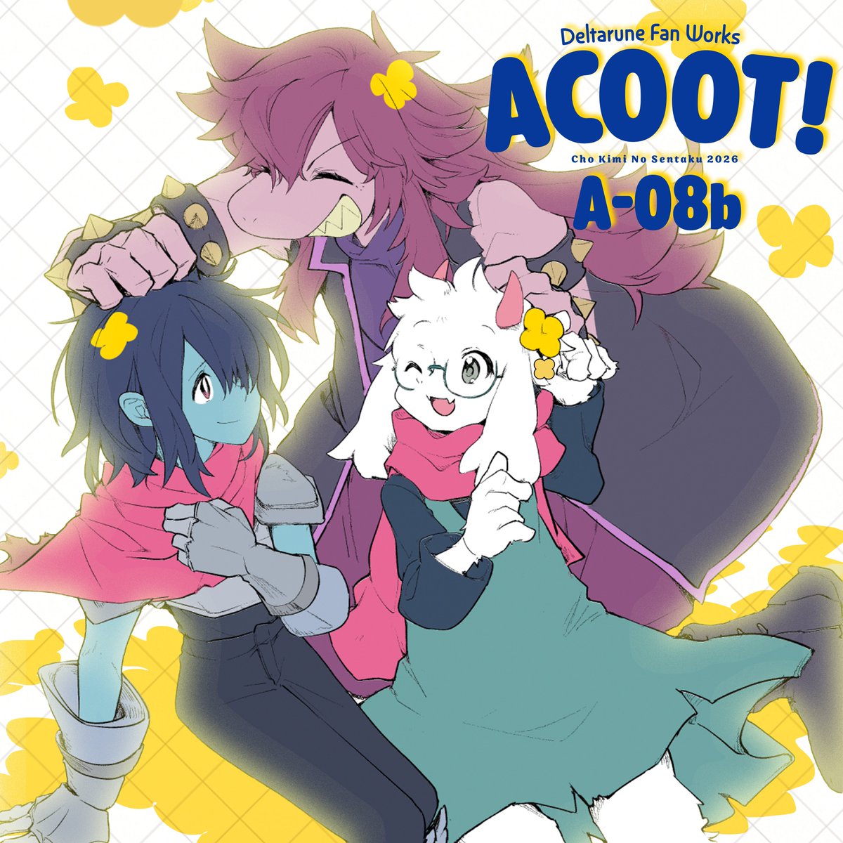 acoot_'s tweet photo. 明日5/5のきみ選のおしながきです🌟
東７ホール：A08b「ACOOT」になります
（新作のサ���プル動画はツリーにつなげます）

当日とても楽しみです…！よろしくお願い致します。
#超きみの選択2026 https://t.co/7fEbQyhqq4