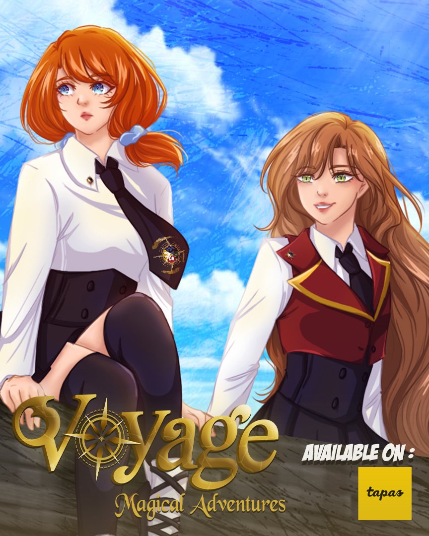 Portalane_Prod's tweet photo. IT'S HERE ‼️✨️
Vogaye : Magical Adventures 
Chapter 1 out now on Tapas !!
https://t.co/MBInZ1xQJc
.
#portalane #portalane_voyage #fyp #original #animation #art #novel #lightnovel #tapas #tapascommunity https://t.co/bI01OpsHXO