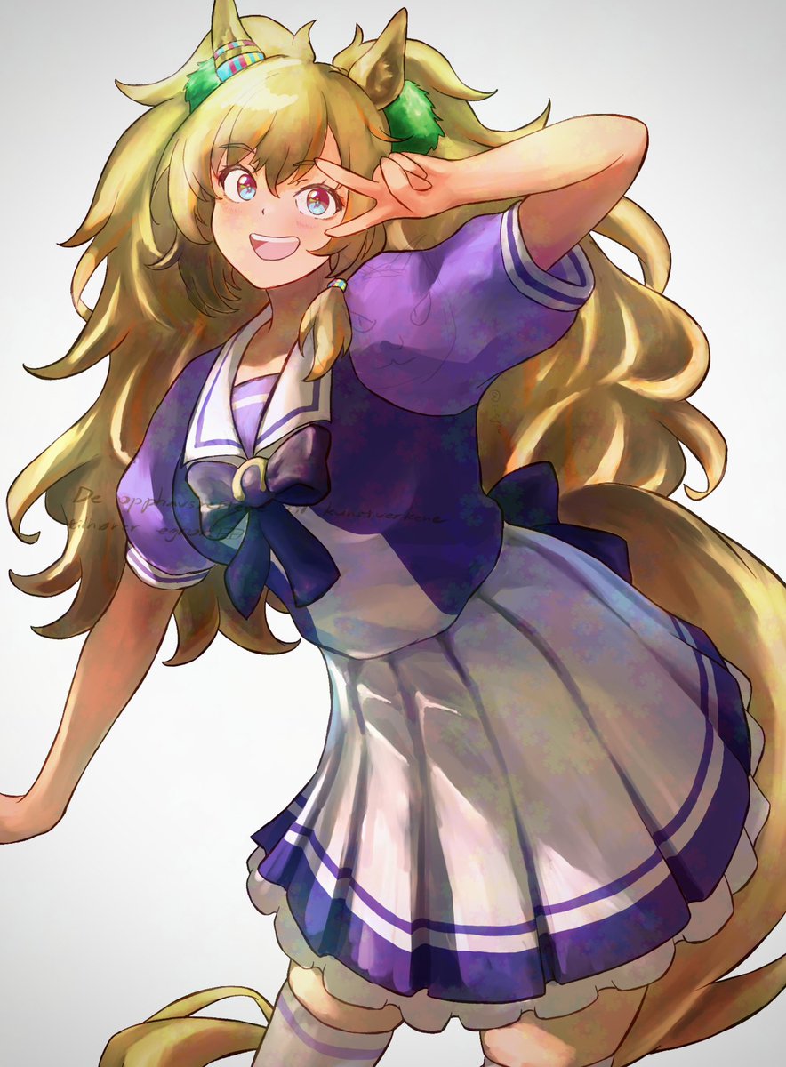 ウマ娘/ブラストワンピース
背景の色が決まらないので一旦なしで投稿
 #umamusume  #イラスト