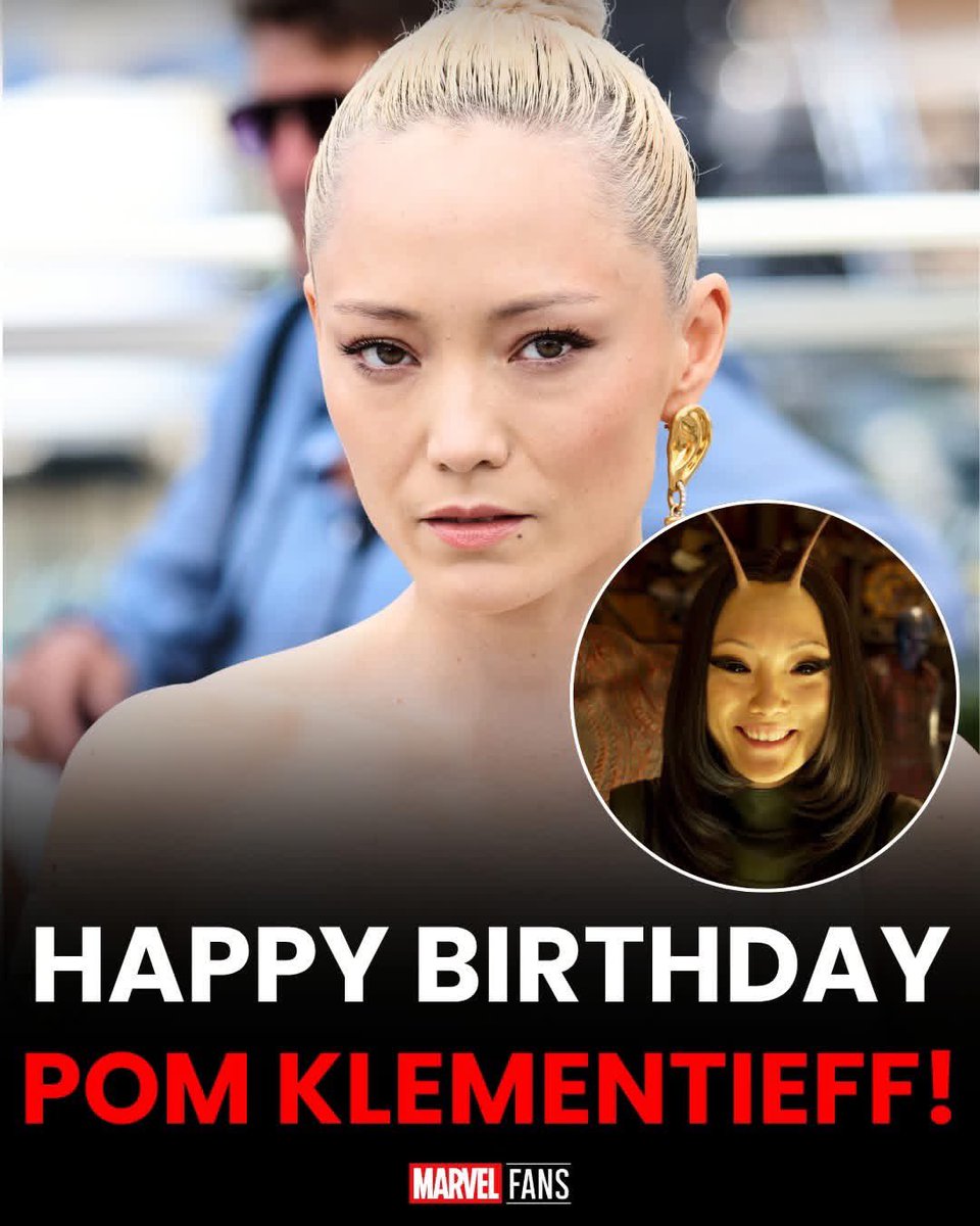 Wurldnet's tweet image. Happy Birthday to Pom Klementieff! 🎂

She is best known for playing Mantis in the 'Guardians of the Galaxy Vol. 2', '#Avengers: Infinity War', '#Avengers: Endgame', and 'Guardians of the Galaxy Vol. 3', becoming a key member of the team with her empathic abilities and unique
