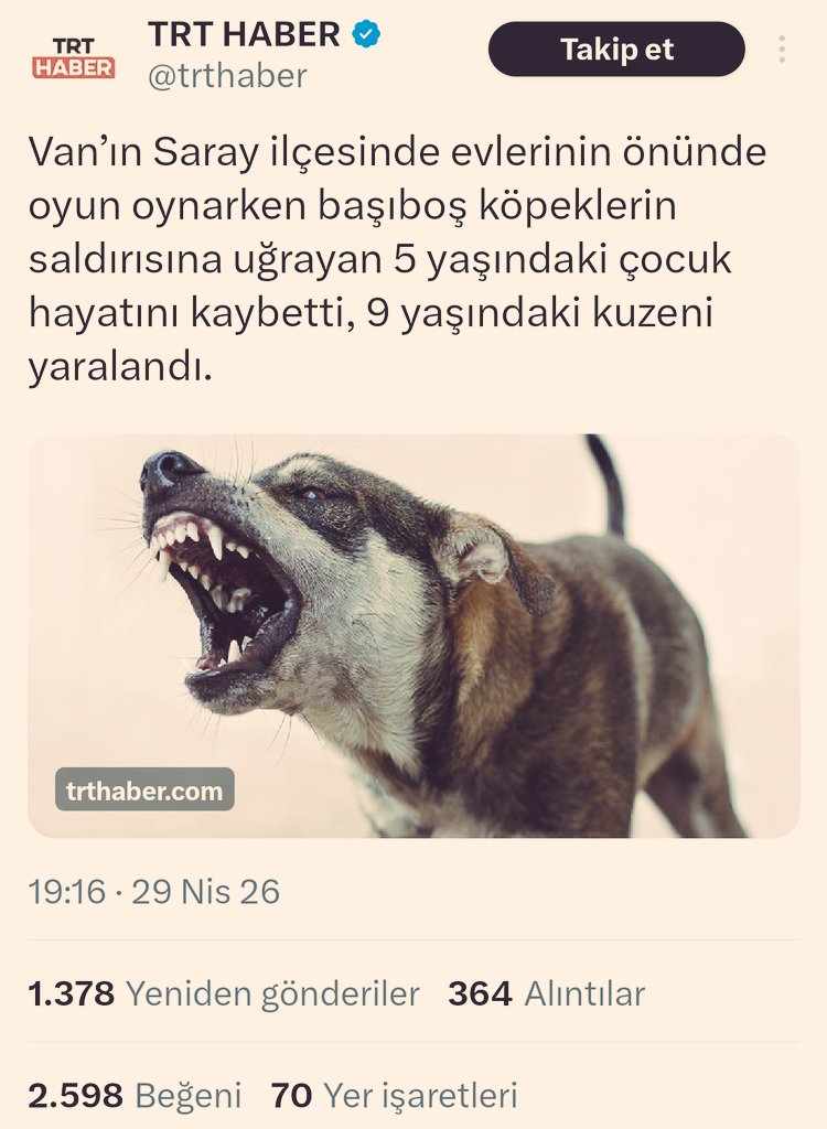 security_sercan's tweet photo. @trthaber Bu haberi kaldırma talimatını kimden aldınız? https://t.co/tWJllEtWYl