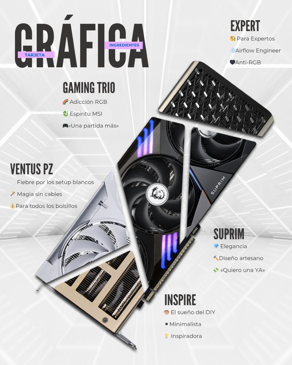 MSI_ES's tweet photo. POV: Cuando eliges tu gráfica por su personalidad en vez de por sus specs👀

Bueno… ¿Qué personalidad tiene tu PC? 😉

#MSIGraphicsCard #RTX50 #PCBuild https://t.co/l406ZFreiq