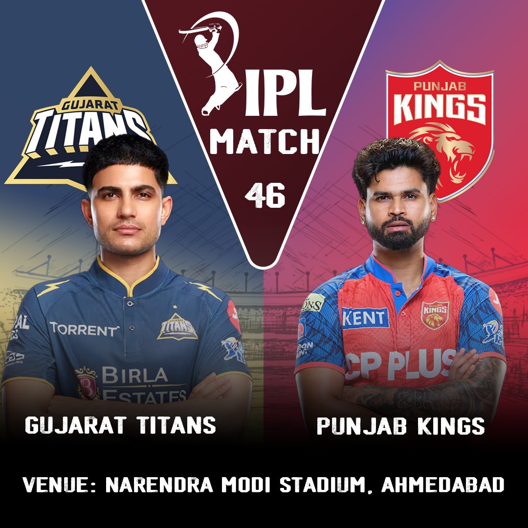 ZeeTamilNews's tweet photo. #SportsUpdate | இன்று... GTvsPBKS
#ZeeTamilNews | #IPL2026 | #GTvsPBKS | #Match46 https://t.co/ym7F2UbPpo