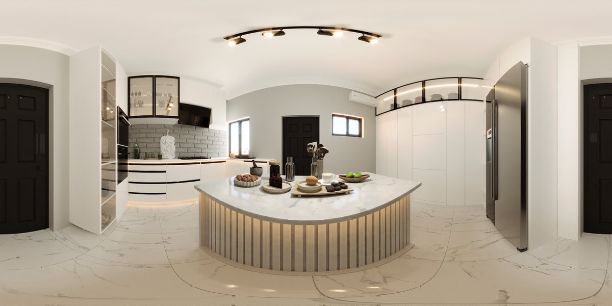 1Archy2's tweet image. The beauty of simplicity in modern kitchen design. @1Archy2 your touch is so intentional 

Clean lines, warm lighting, and a functional spatial experience crafted for everyday living.

#Architecture #InteriorDesign #KitchenDesign #ArchViz #CoronaRenderer