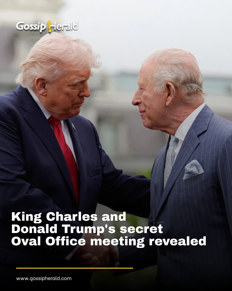 Gossip_Herald's tweet image. Royal staff have disclosed the true events during the private Oval Office meeting between King Charles III and Donald Trump.

Read more: gossipherald.com/news/54769

#KingCharlesIII #DonaldTrump #OvalOffice #RoyalFamily #WhiteHouse #gossipherald