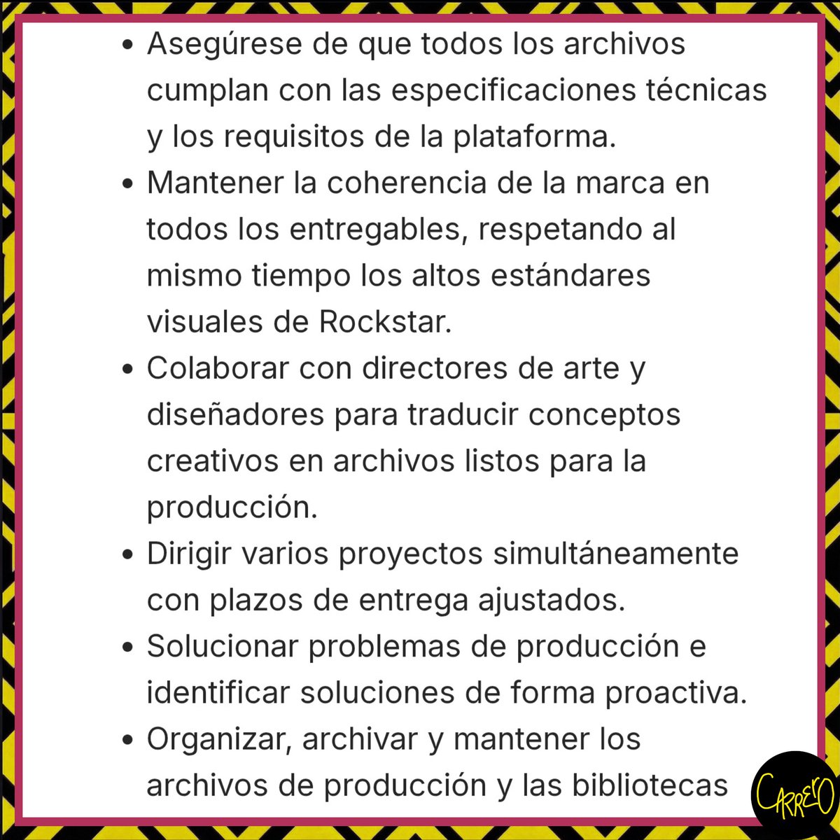 Carrero tweet media