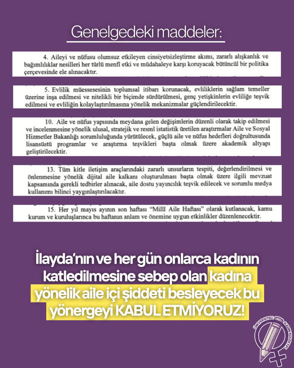 Üniversiteli Kadın Kolektifi tweet media