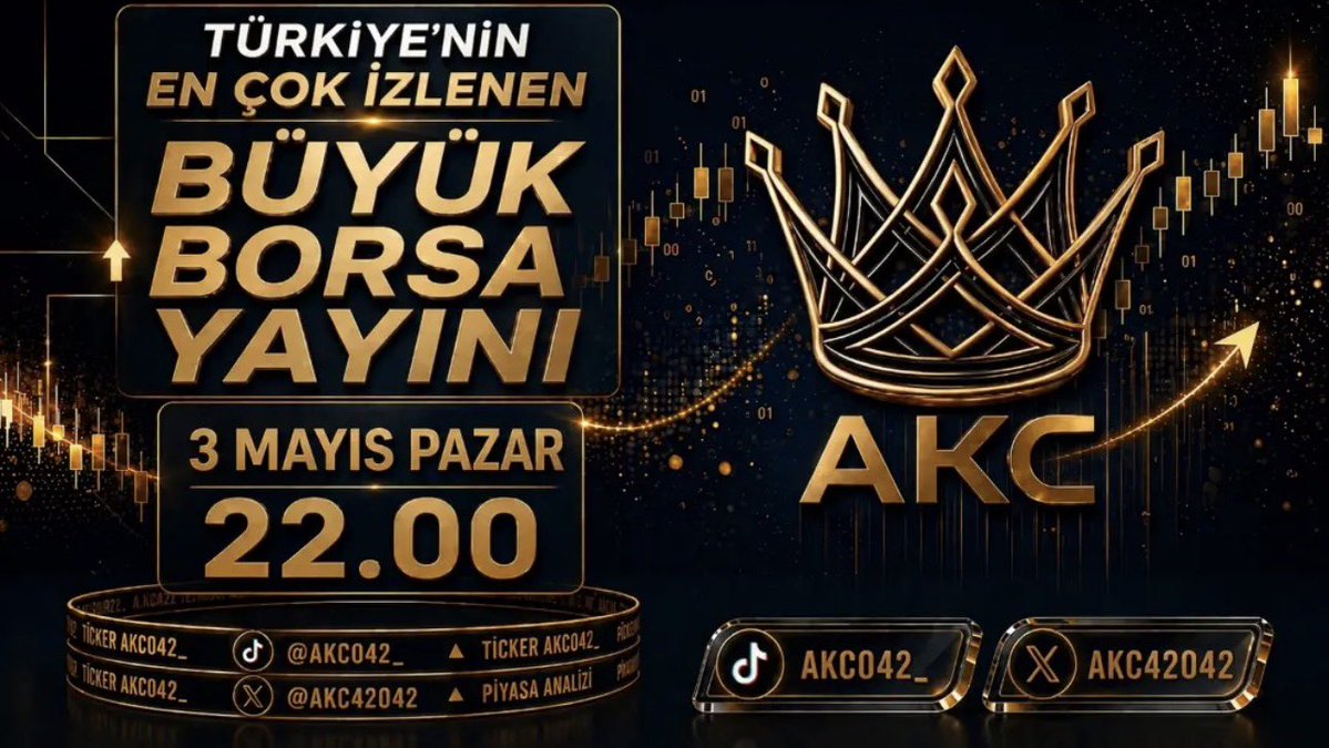 akc42042's tweet image. #borsa #endeks 

CUMA GÜNÜ KATILAMADIK SES YAYININA DİYENLER İÇİN BUGUNDE BORSA SOHBET YAPCAZ AKŞAM GÖRÜŞÜRÜZ🙏🧿👑