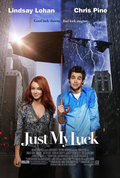 HiLiran_israel's tweet image. Anyone remember « Just My Luck »(2006) with Lindsay Lohan and Chris Pine? I haven’t watched it in years! #movie #lindsaylohan #letterboxd