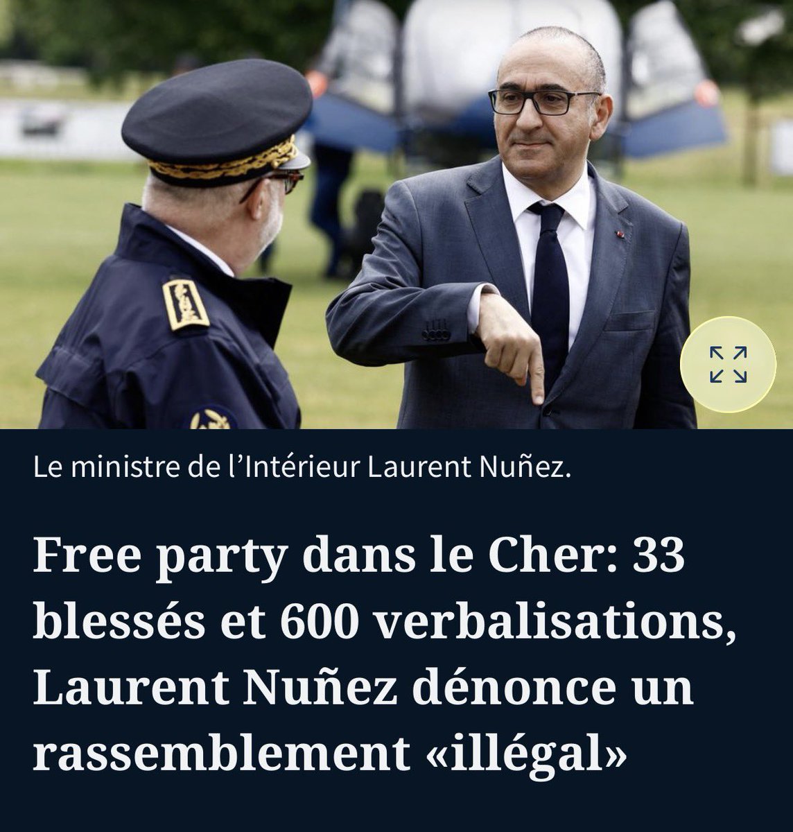 Si seulement il était ministre de l'intérieur ? 🤔