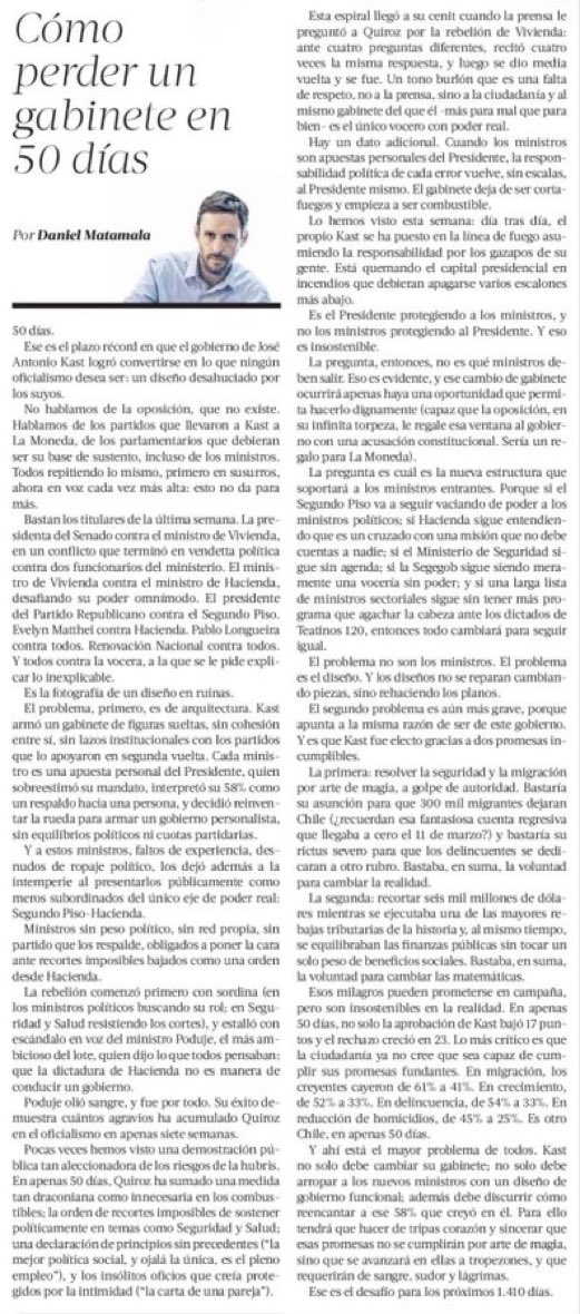 Se eligió en Chile de presidente a un mentiroso LITERAL, <a href="/joseantoniokast/">José Antonio Kast Rist 🖐️🇨🇱</a> @presidentekast.
Todo basado en una campaña de promesas imposibles de cumplir que este le juro a la ciudadanía.
Lo hizo ademas parado en una operación mediática comunicacional FALSA como nunca antes se vio