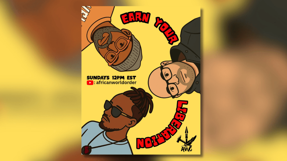 IMIXWHATILIKE's tweet image. 🔥👀‼️12p EST! #TODAY #EYL 
Earn Your Liberation 87: Leisure is Innate, Liberation is the Mandate youtube.com/live/mKNRx2ogM…