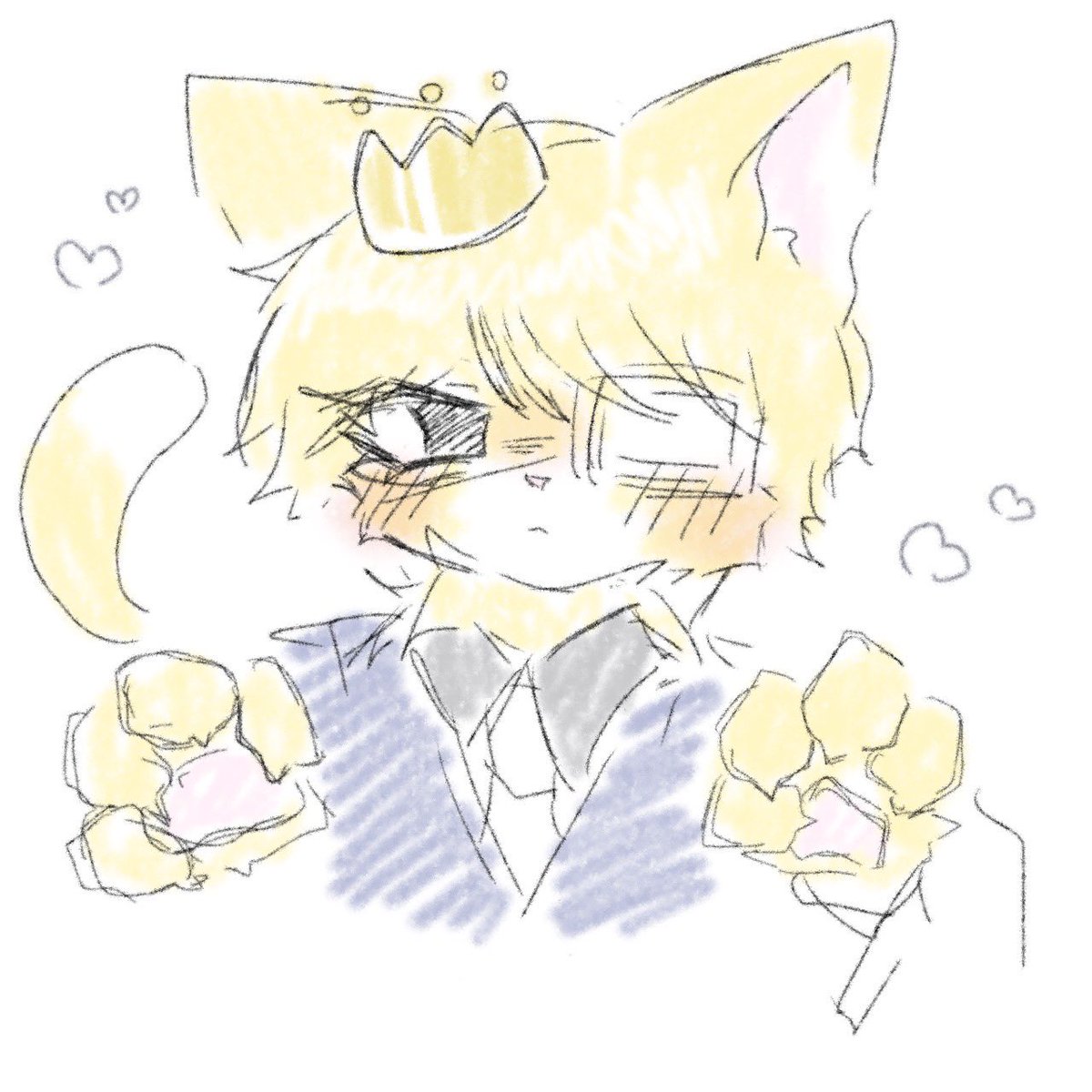 のせるものがないよぉ😿