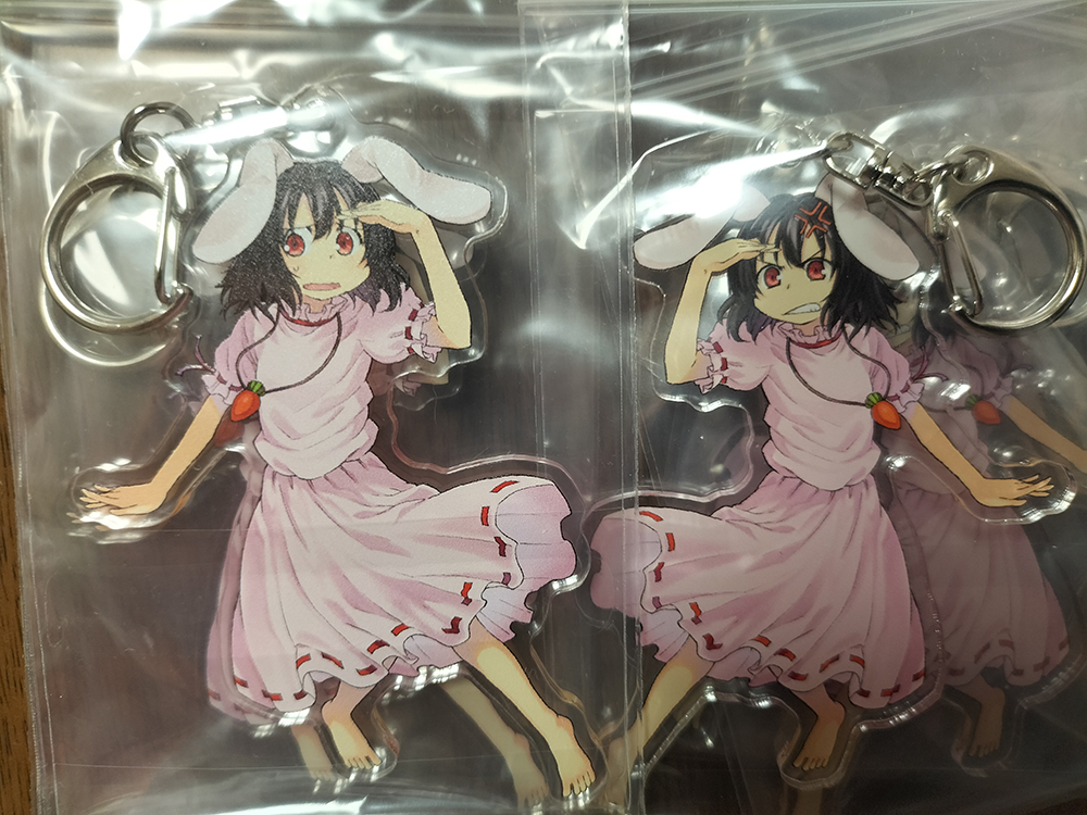 airataso's tweet photo. 明日5/4例大祭(かぷりこーん/く27a)のお品書きです、イベント頒布自体は初の東方ROCK MAIDEN FC3や旧作ゲームやアクキーを持っていきます、一応新作でてゐのアクキーが仲間入りです、よろしくお願いします～
#例大祭23 https://t.co/poAxkKnhGL