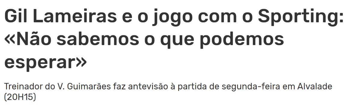olha, nem nós