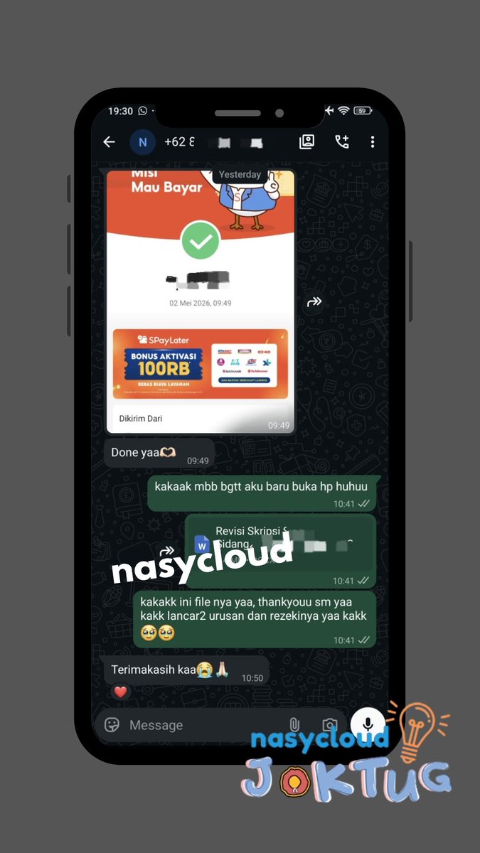 nasy JOKI JASA FORMATTING WORD, PPT, PAPER, DLL° tweet media