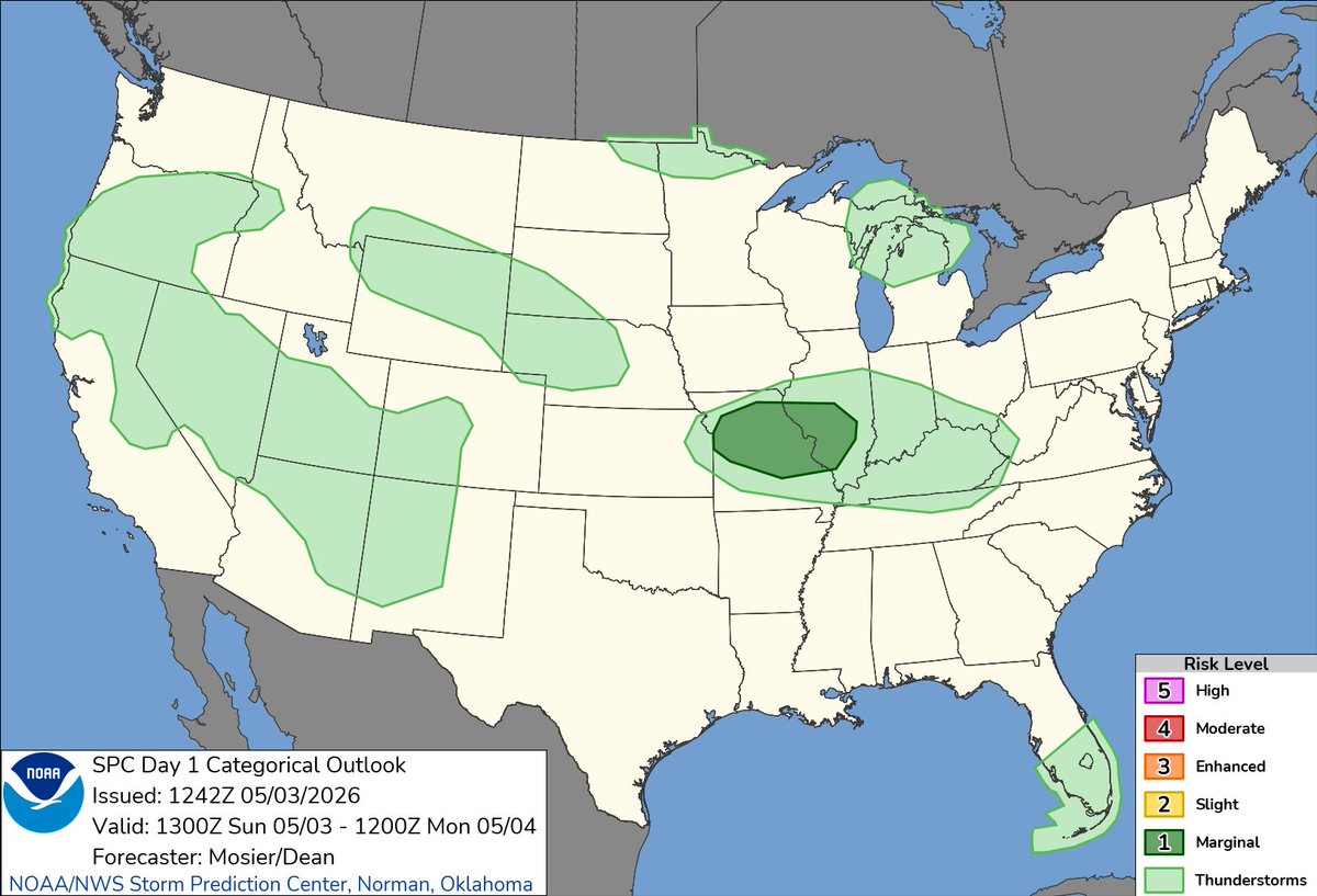 NWS Storm Prediction Center tweet media