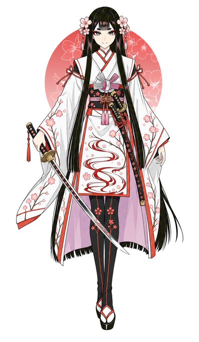 刀ちゃん
モデルはとある日本の女神様
火の中で出産した、花の化身 