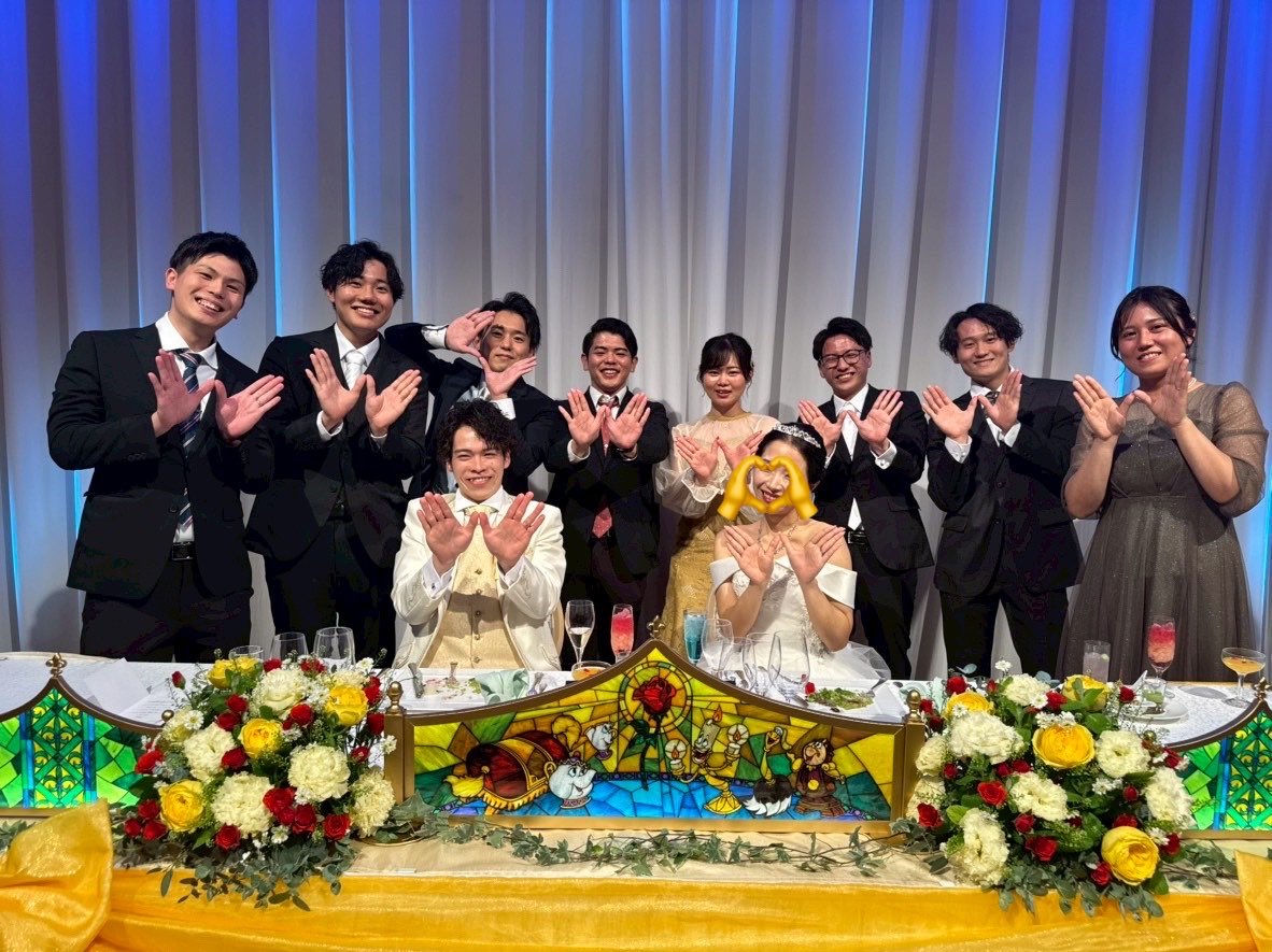 ds_ydibsk7's tweet image. 【HAPPIEST‼︎】
ディズニーアンバサダーホテルで結婚式をさせてもらいました✨
新三郷の歴代メンバー集まってくれて本当に本当に最高の会になりました😭
#happiness
#お色直しはあゆむとタケ
#桜木町のみんなお店をありがとう
#くらちごーしに隠される
@Goshi544649_ 
@Dr06948259