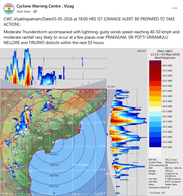 Cyclone Warning Centre Visakhapatnam (@cwcvskimd) / Posts / X