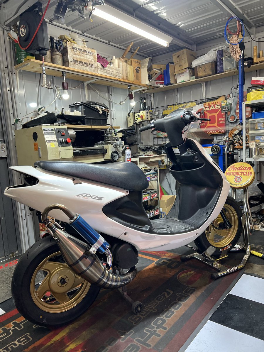グランドアクシス　ジャンク　横須賀発 グランドアクシス #ヤマハ #レーサー #135cc #スクーター #横須賀 #萬