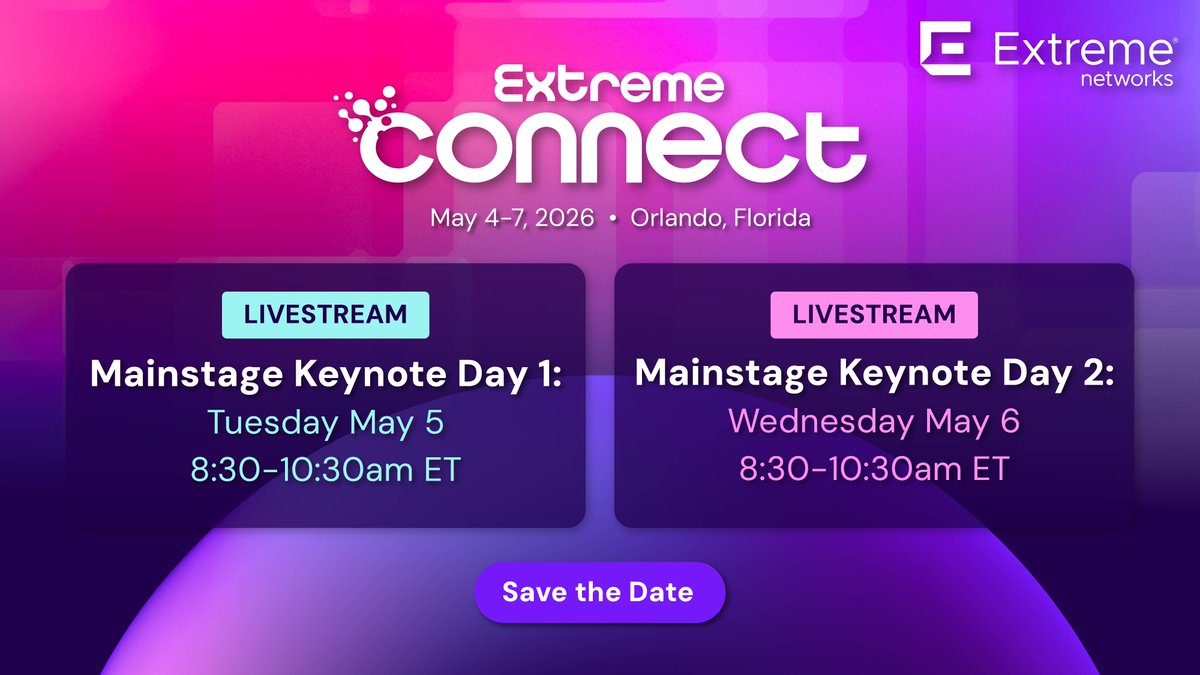 Extreme Networks tweet media