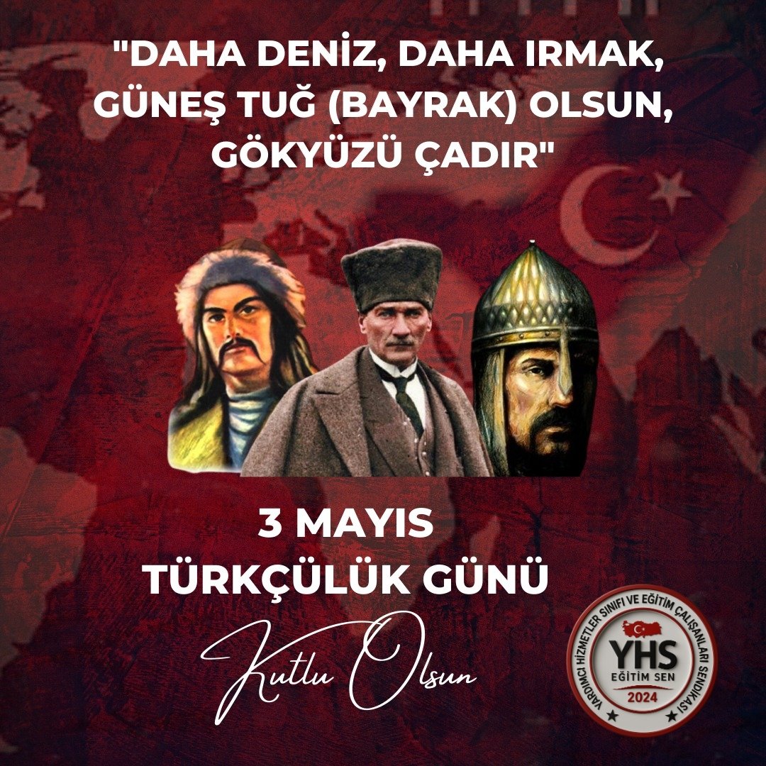 yhsegitimsen's tweet photo. Türk milletinin hürriyet ve varlık mücadelesinin en önemli dönüm noktalarından biri olan 3 Mayıs Türkçülük Günü kutlu olsun! https://t.co/XrSgivGgRU