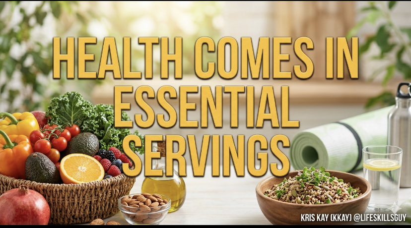 lifeskillsguy's tweet image. From thy essence into field 
#health #essence #essential 

Health comes in essential servings