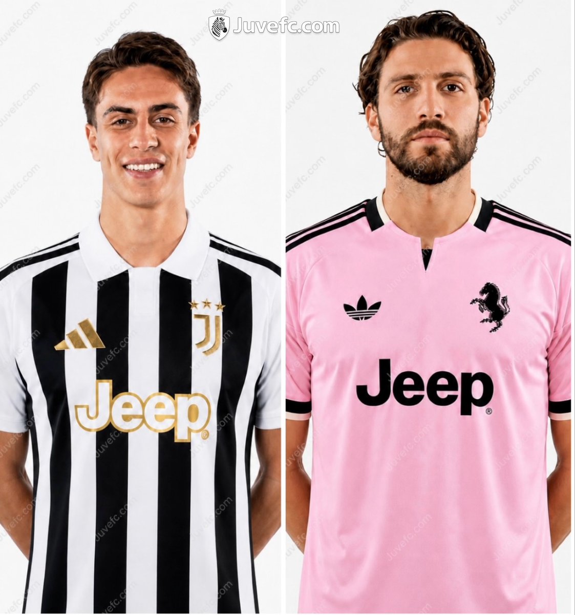 juvefcdotcom's tweet image. Juventus 2026/27 home and away jerseys. #Juventus