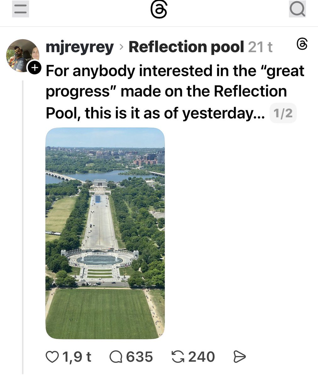 Swedforce's tweet photo. Detta kommer aldrig funka?.. man målar med färg på Granit?…. Kommer bli samma gröntillväxt som förr efter lite andskit men nu med flagnad färg med?? #ReflectionPool https://t.co/zVS7NAn4dT