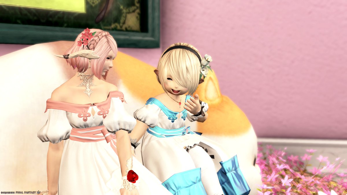 14omise's tweet photo. 復帰した友達と会えました！(っ'ヮ'c)✨
つらいこと乗りこえててすごかった～！
しあわせな気持ちが続きますように💕
わたしもがんばろっ(๑`･ᴗ･´๑)
#FF14 https://t.co/v6hVOGeEpu