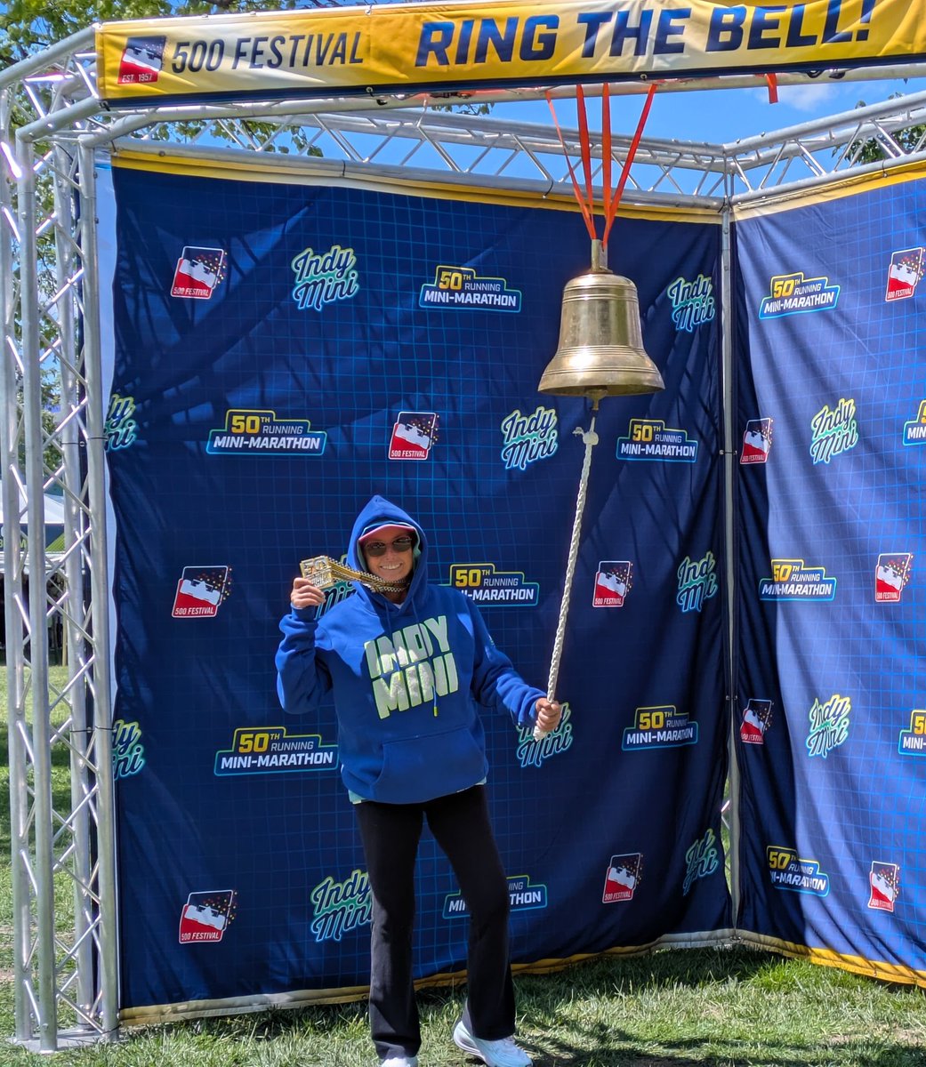 BrewNymph's tweet image. Oh, what a day! 🏁🏃🏻‍♀️ @500Festival #IndyMini #HalfMarathon = one amazing experience! 😎 Came up a bit short of my time goal, but lots of positives 😍 Truly one of the best #running events ever! 🏁 Will remember this forever! 😊 @500Festival : You rock! 😎🏎️🏃🏻‍♀️🏁