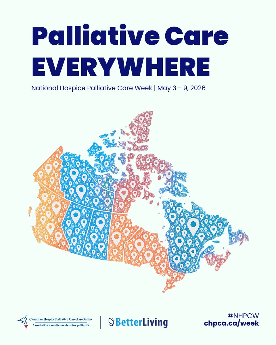 MyBetterLiving's tweet photo. Today, we recognize the importance of compassionate, person-centred care that supports individuals and Families through every stage of life, highlighting the vision of ‘Palliative Care Everywhere.”  

#NHPCW #PalliativeCare #CommunityCare https://t.co/EsTnQHdjs6