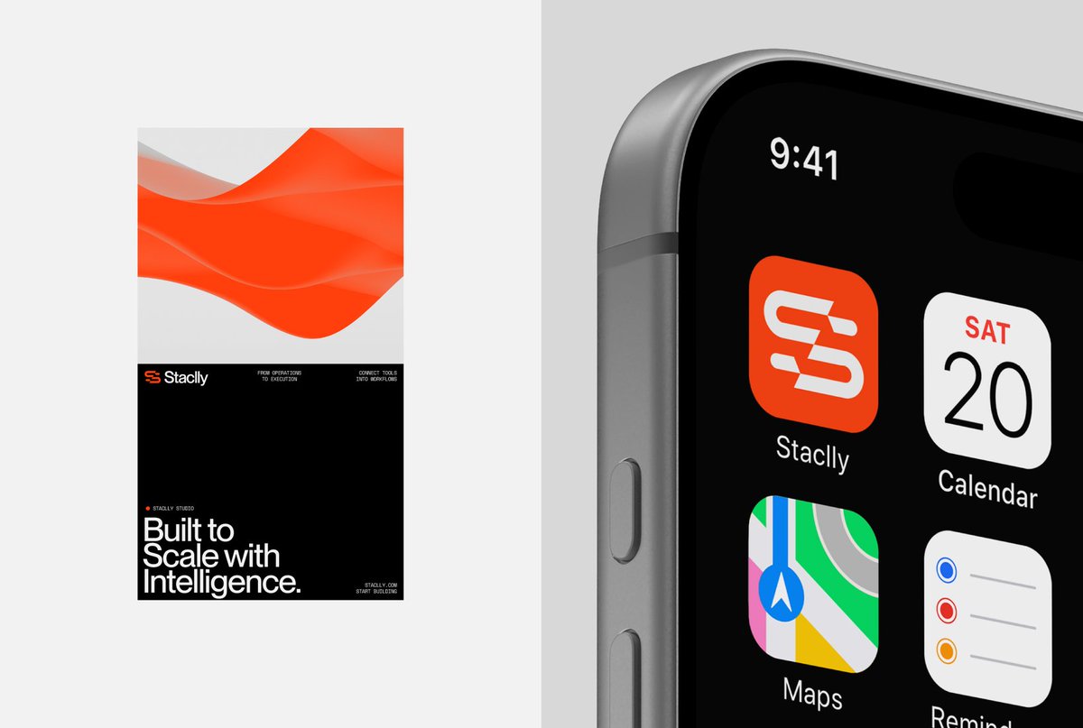 HexonStudio's tweet photo. Brand and visual identity for Staclly® https://t.co/gmwo0LV9Ud