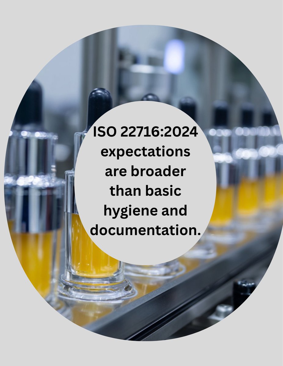 piofleadership's tweet image. ISO 22716:2024 Cosmetics Good Manufacturing Practices (GMP)
Cosmetics GMP has moved forward &amp;amp; the expectations are broader than basic hygiene &amp;amp; documentation. dlvr.it/TSLdXS
#ISO22716 #CosmeticsGMP #QualitySystems #Compliance