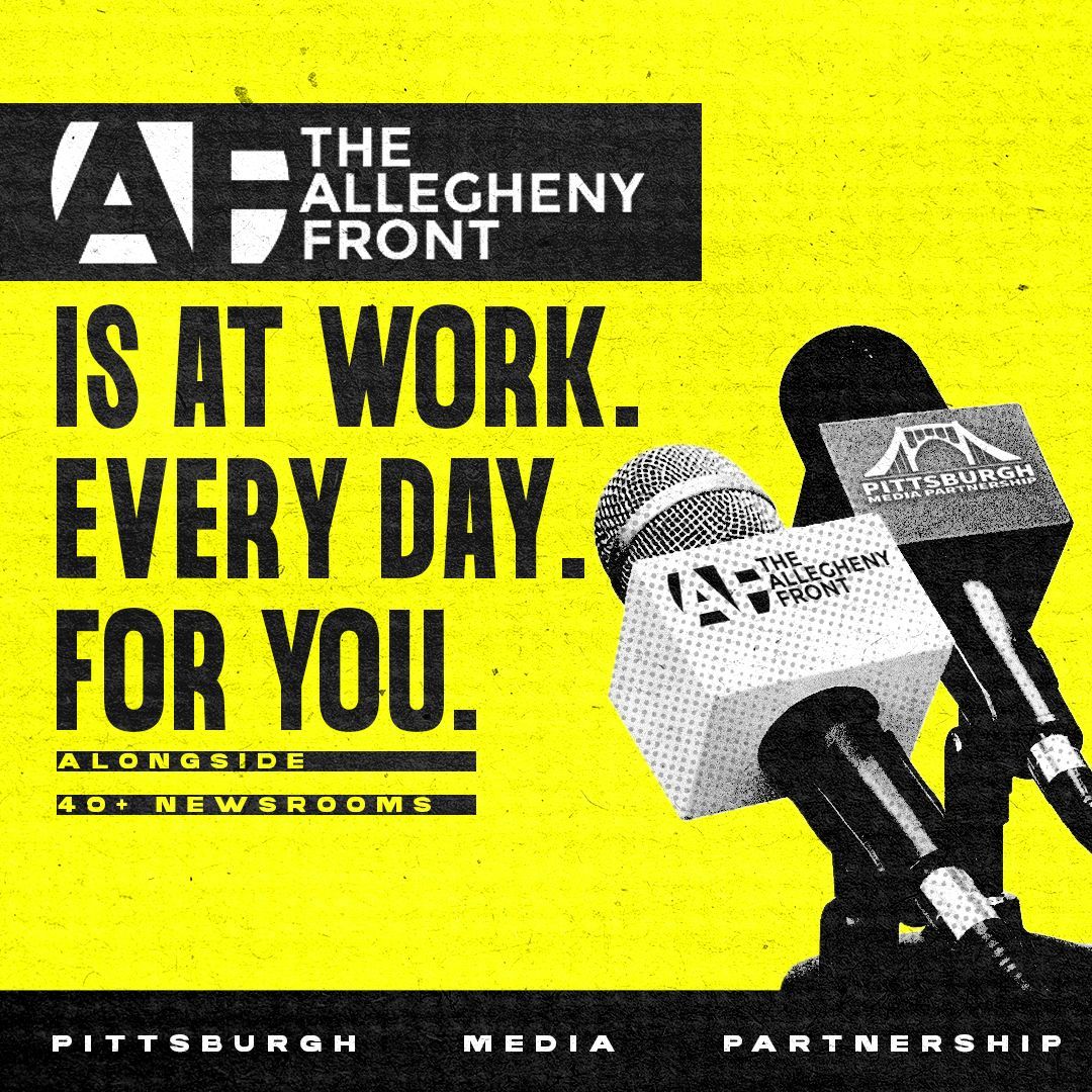 Pghmediapartner's tweet image. Local journalism is active across our region. @AlleghenyFront is one of them. At work. Every day. For you. pghmediapartnership.org/40-newsrooms-a… #AtWork