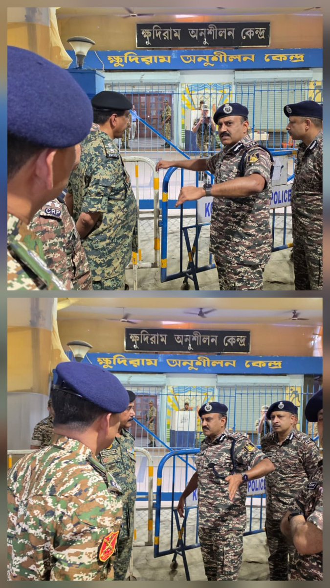 crpfindia's tweet image. On the eve of counting day, DG @crpfindia Shri @gpsinghips visited the counting centre to review security &amp;amp; L&amp;amp;O arrangements. Strengthening coordination with Election officials, CAPFs, and State Police to ensure a peaceful and transparent process. 

 #NationFirst
#Vandematram150
