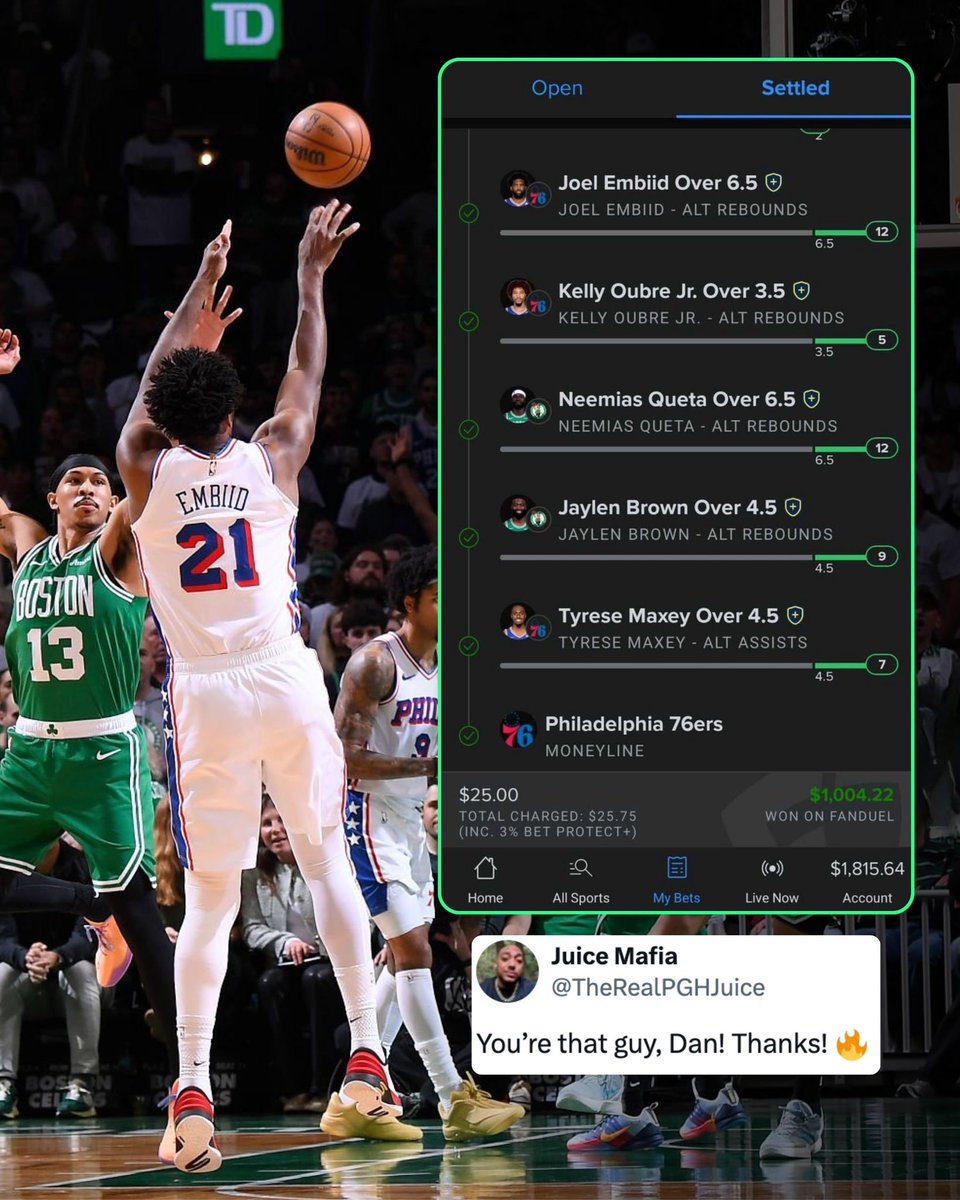 Dan’s AI Sports Picks tweet media