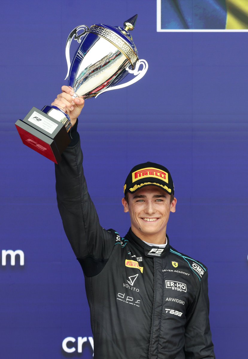 Formula2's tweet image. A double Podium finish for the @insideFDA boys! ❤️🐎

An incredible Sunday in Miami 👊

#F2 #MiamiGP