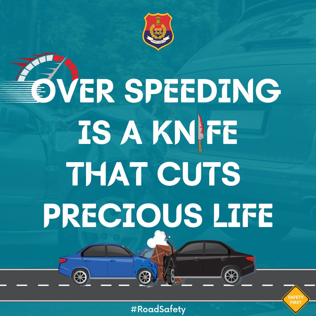 JalandharRange's tweet image. Life has no reset button—drive safe. Speed thrills, but it kills. 🚗

#PunjabRoadSafetyAlert #DriveSafe