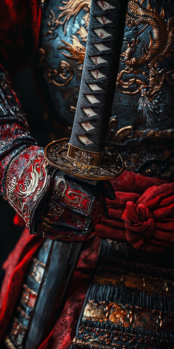 Geleneksel Japon savaşçıları olan samurayların zırhı ve kılıcı (katana)
Muhteşem.!