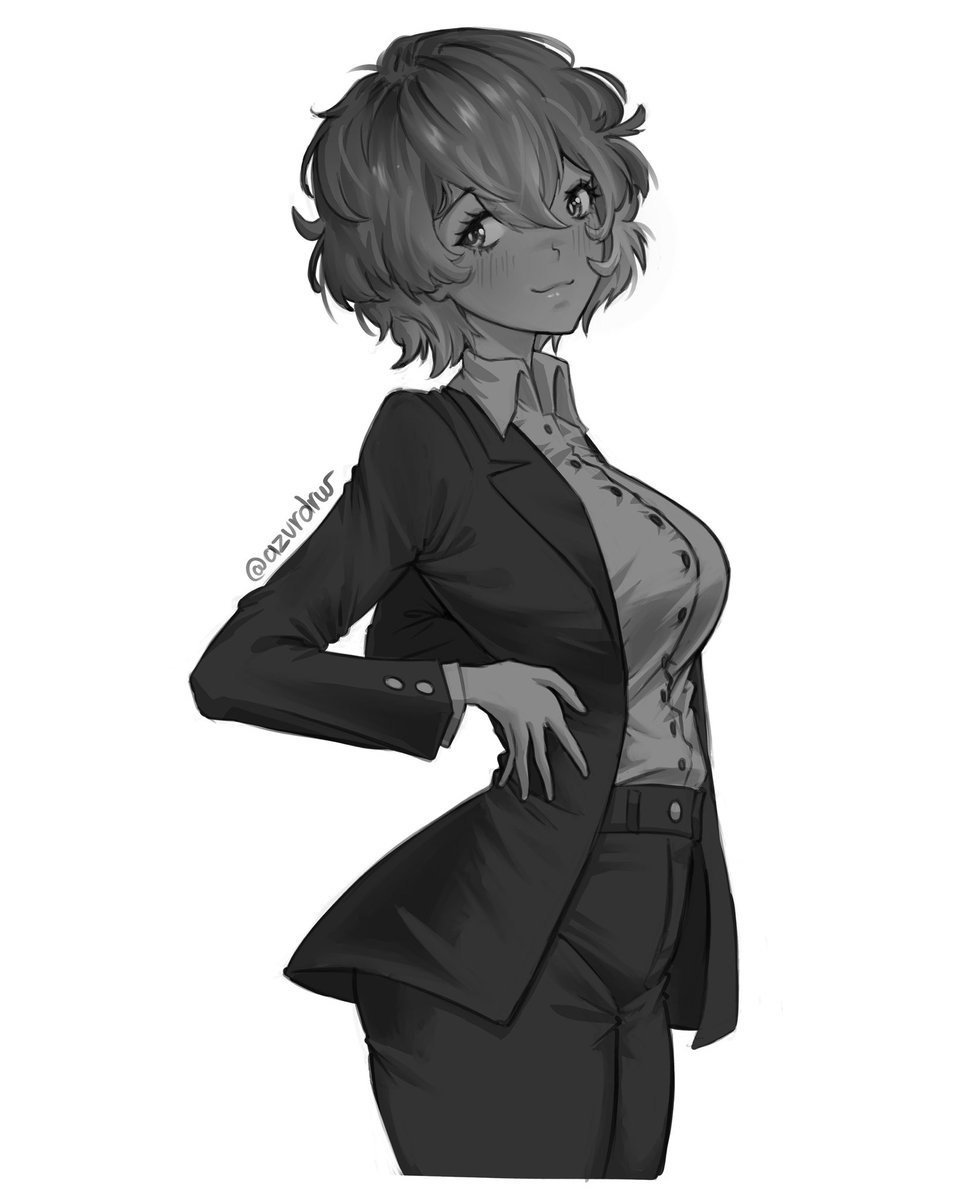 azurdrw_'s tweet image. 23/24
#6fanarts 
Penúltimo dibujo del reto, si todo sale bien en la tarde publicaré el próximo, si no, pues hasta mañana xd
Ese me lo guardé para mi, así que será uno de los miles de Ocs que tengo y a los cuales todos conocen 🤣

Propuesto por @SraT_737 
#drawing #original