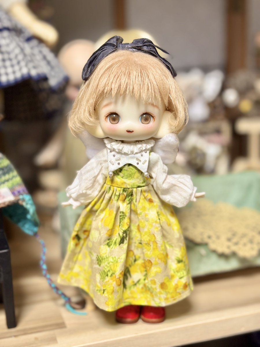 ゆこちゃんボディ換装したのでお洋服着せた☺️最高かわいい